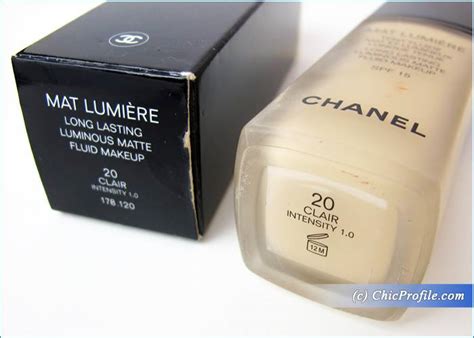 chanel mat lumiere foundation 50 naturel|Chanel foundation by shade.